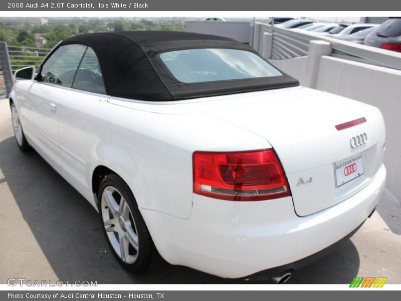Ibis White / Black 2008 Audi A4 2.0T Cabriolet
