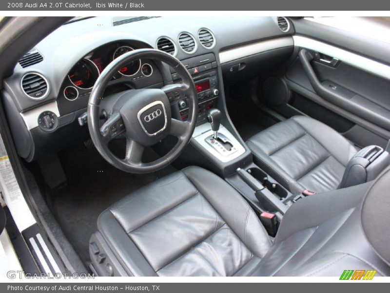 Ibis White / Black 2008 Audi A4 2.0T Cabriolet