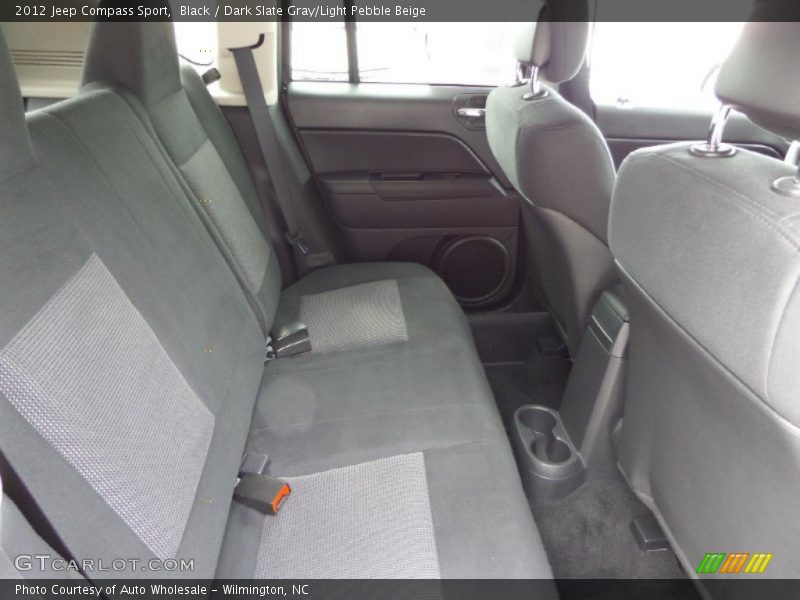Black / Dark Slate Gray/Light Pebble Beige 2012 Jeep Compass Sport