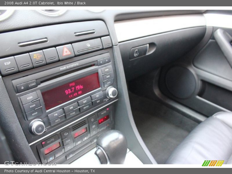 Ibis White / Black 2008 Audi A4 2.0T Cabriolet