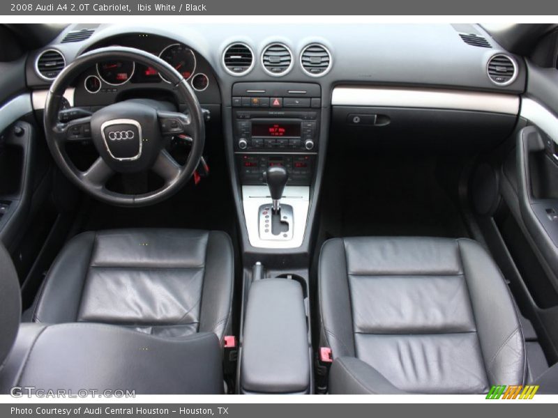 Ibis White / Black 2008 Audi A4 2.0T Cabriolet