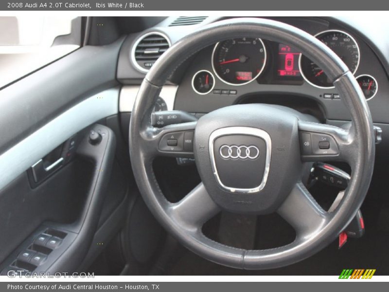 Ibis White / Black 2008 Audi A4 2.0T Cabriolet
