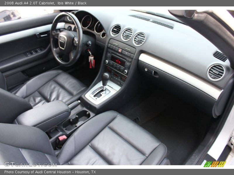 Ibis White / Black 2008 Audi A4 2.0T Cabriolet