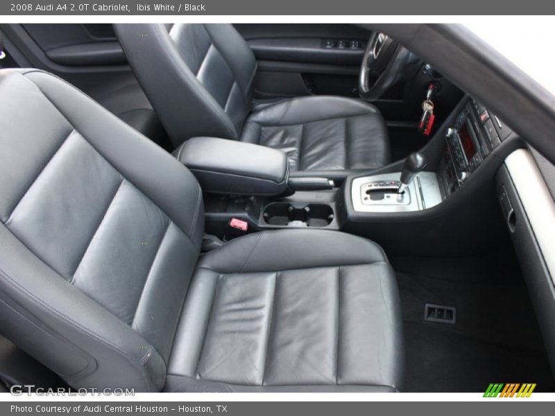 Ibis White / Black 2008 Audi A4 2.0T Cabriolet