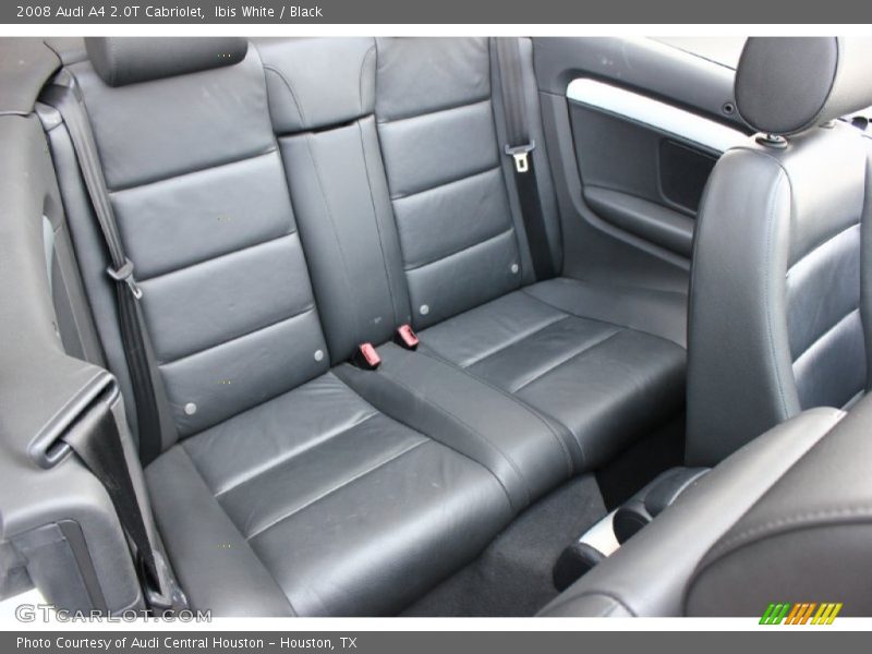 Ibis White / Black 2008 Audi A4 2.0T Cabriolet