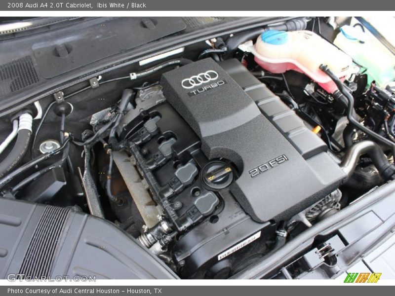 Ibis White / Black 2008 Audi A4 2.0T Cabriolet