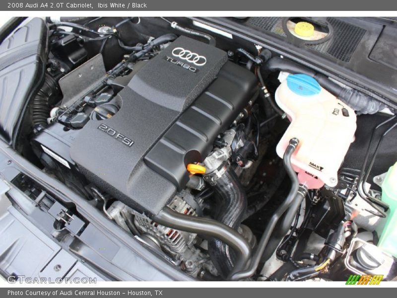 Ibis White / Black 2008 Audi A4 2.0T Cabriolet