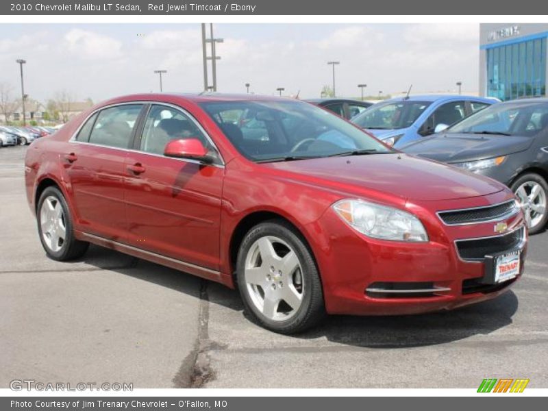 Red Jewel Tintcoat / Ebony 2010 Chevrolet Malibu LT Sedan