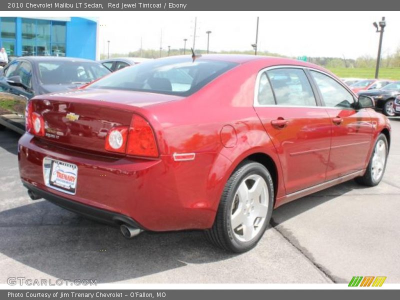 Red Jewel Tintcoat / Ebony 2010 Chevrolet Malibu LT Sedan