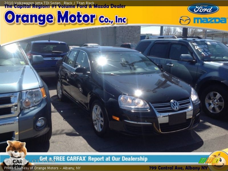 Black / Titan Black 2010 Volkswagen Jetta TDI Sedan