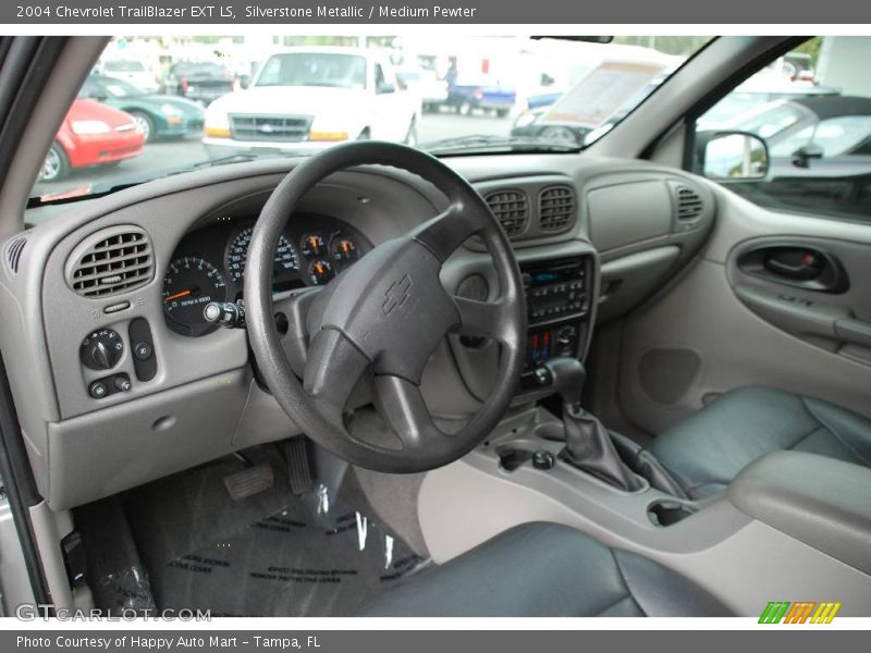 Silverstone Metallic / Medium Pewter 2004 Chevrolet TrailBlazer EXT LS