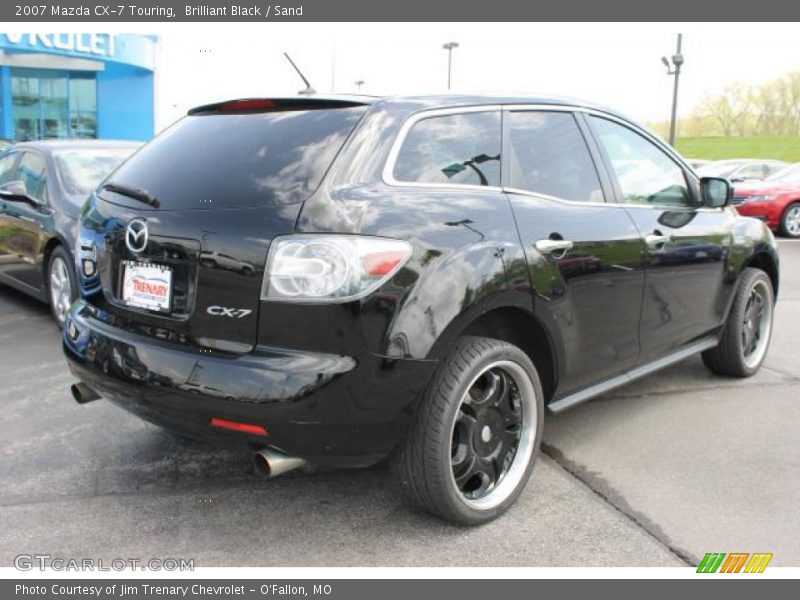 Brilliant Black / Sand 2007 Mazda CX-7 Touring