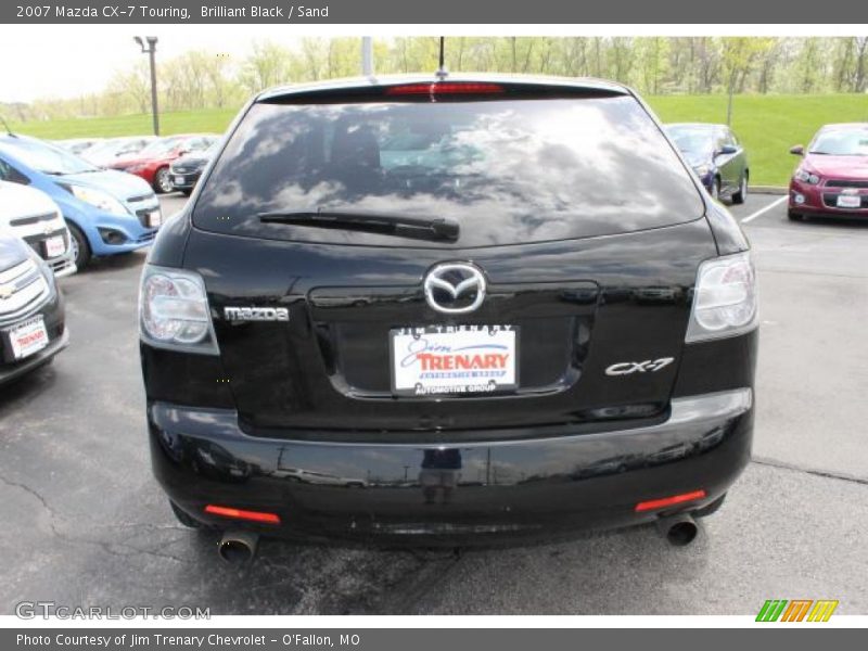 Brilliant Black / Sand 2007 Mazda CX-7 Touring