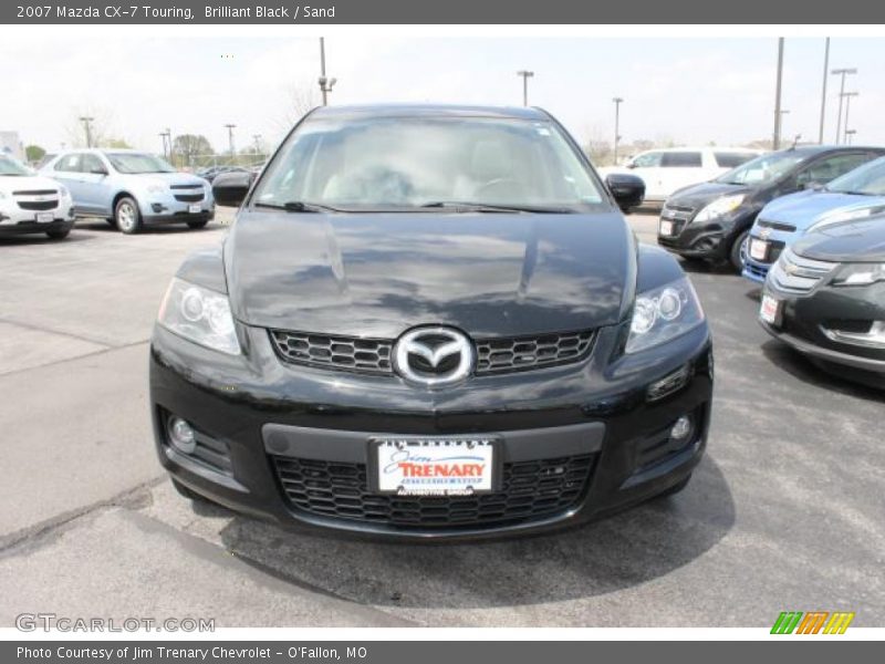 Brilliant Black / Sand 2007 Mazda CX-7 Touring