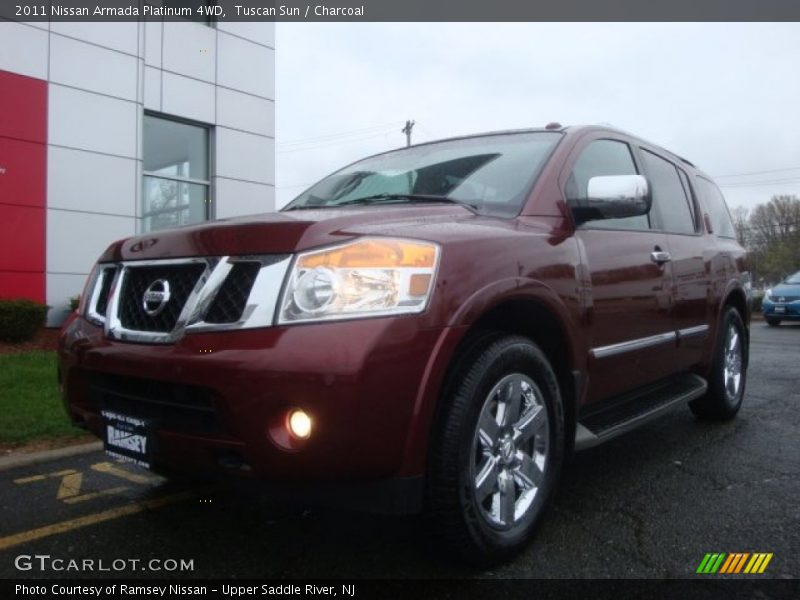 Tuscan Sun / Charcoal 2011 Nissan Armada Platinum 4WD