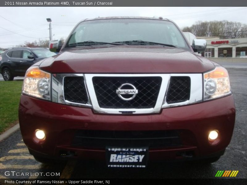 Tuscan Sun / Charcoal 2011 Nissan Armada Platinum 4WD