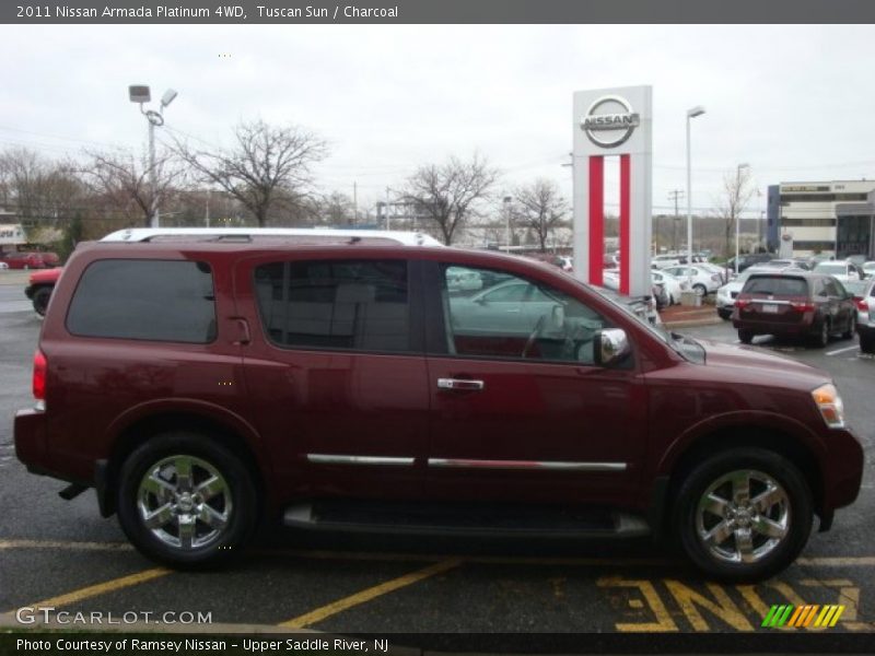 Tuscan Sun / Charcoal 2011 Nissan Armada Platinum 4WD