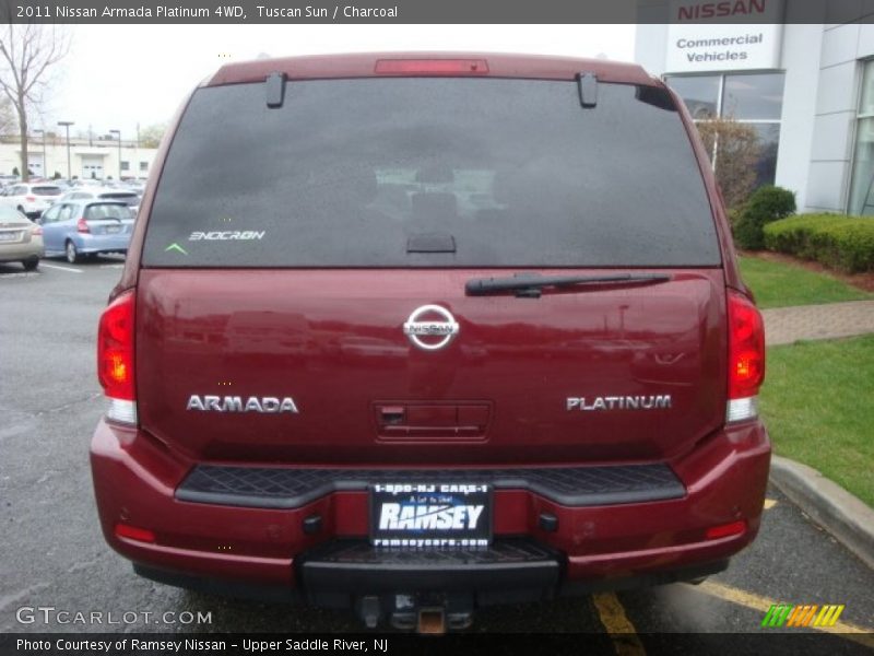Tuscan Sun / Charcoal 2011 Nissan Armada Platinum 4WD