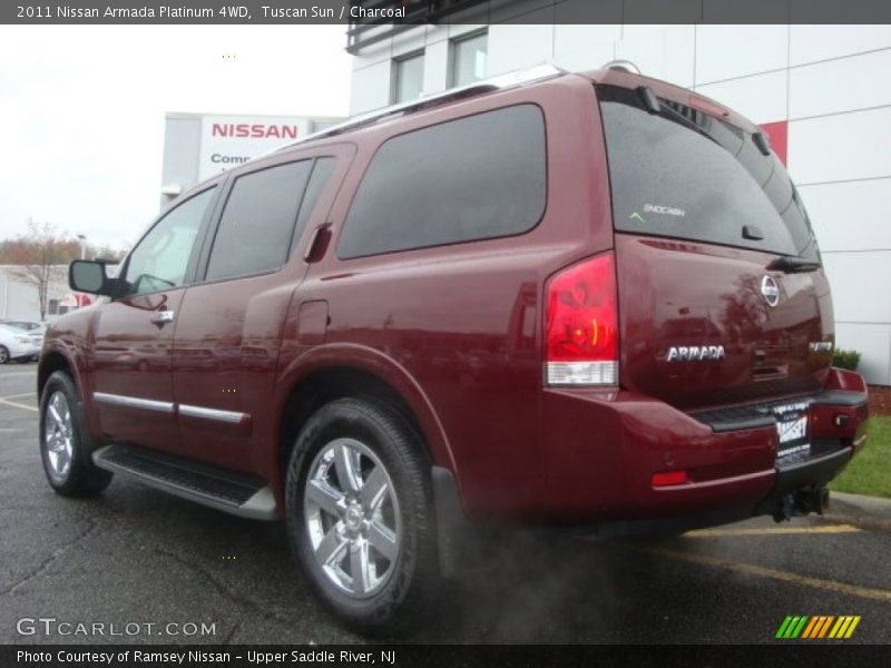 Tuscan Sun / Charcoal 2011 Nissan Armada Platinum 4WD