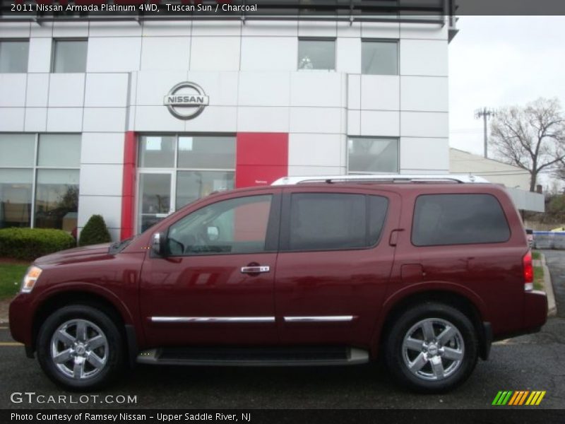 Tuscan Sun / Charcoal 2011 Nissan Armada Platinum 4WD