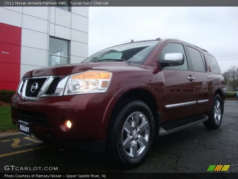 Tuscan Sun / Charcoal 2011 Nissan Armada Platinum 4WD