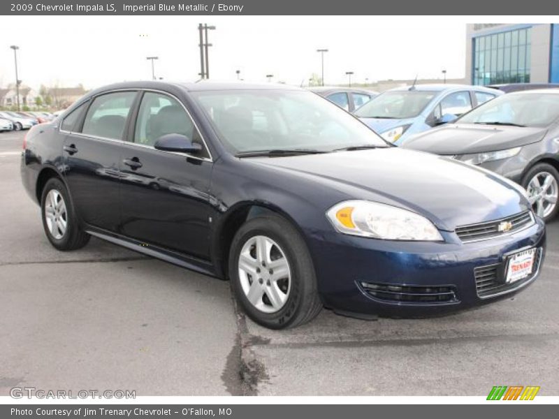 Imperial Blue Metallic / Ebony 2009 Chevrolet Impala LS