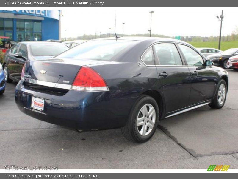 Imperial Blue Metallic / Ebony 2009 Chevrolet Impala LS