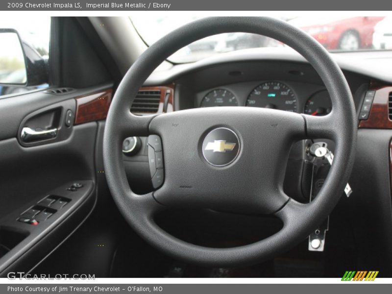 Imperial Blue Metallic / Ebony 2009 Chevrolet Impala LS