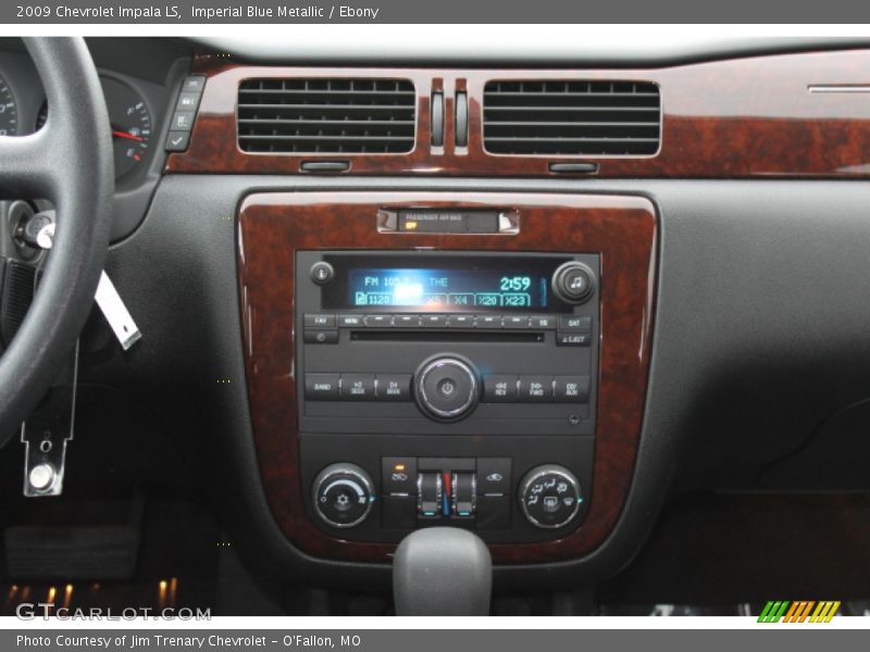 Imperial Blue Metallic / Ebony 2009 Chevrolet Impala LS