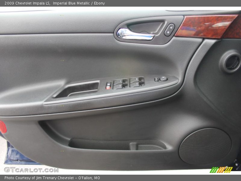 Imperial Blue Metallic / Ebony 2009 Chevrolet Impala LS