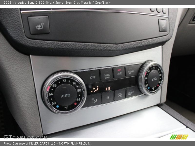 Steel Grey Metallic / Grey/Black 2008 Mercedes-Benz C 300 4Matic Sport