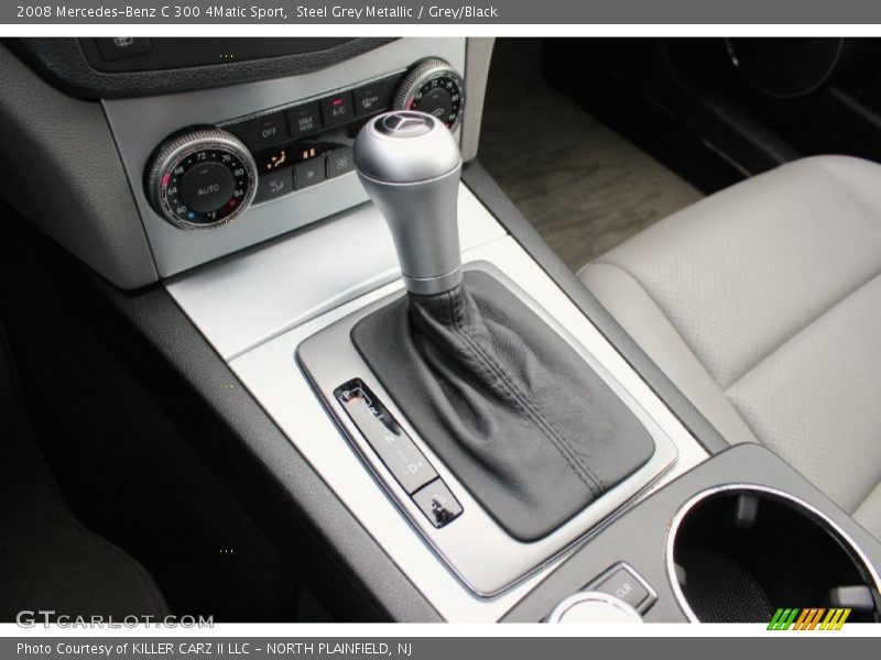 Steel Grey Metallic / Grey/Black 2008 Mercedes-Benz C 300 4Matic Sport