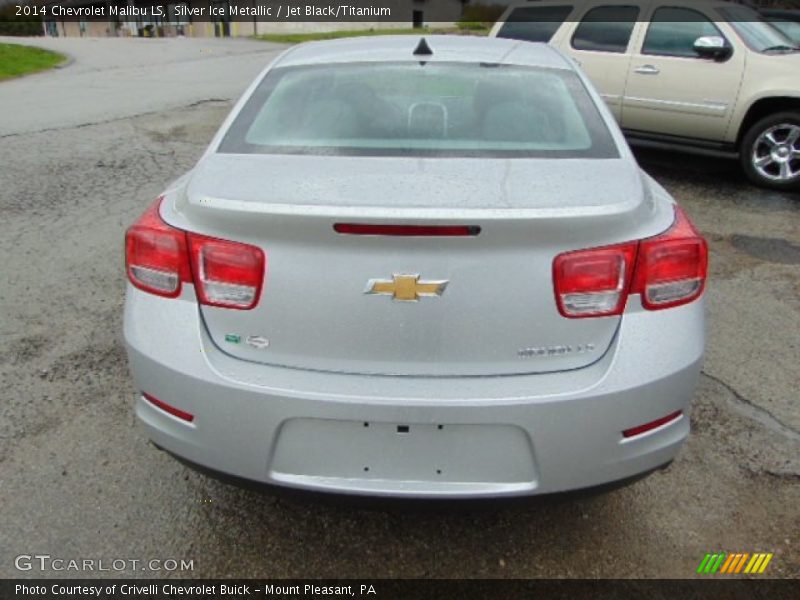 Silver Ice Metallic / Jet Black/Titanium 2014 Chevrolet Malibu LS