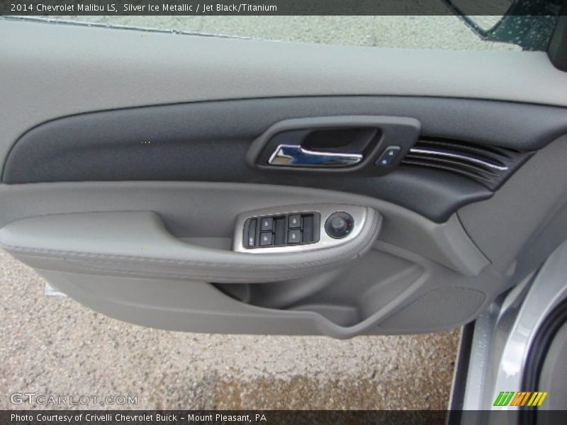 Silver Ice Metallic / Jet Black/Titanium 2014 Chevrolet Malibu LS