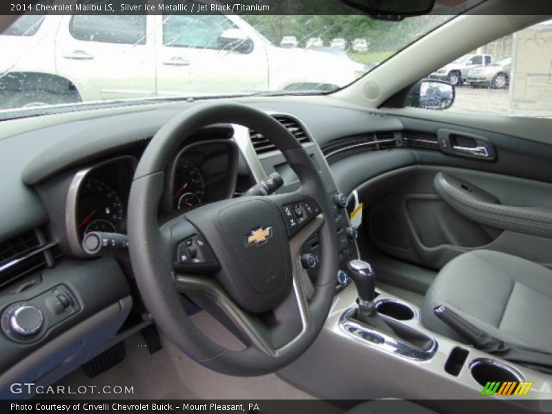 Silver Ice Metallic / Jet Black/Titanium 2014 Chevrolet Malibu LS