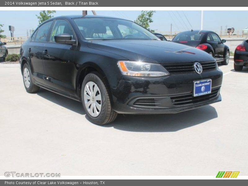 Black / Titan Black 2014 Volkswagen Jetta S Sedan