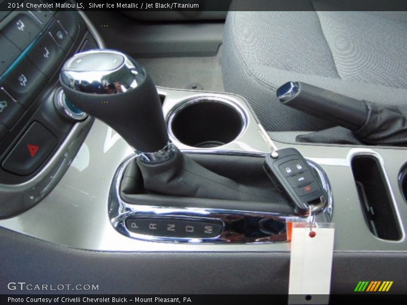 Silver Ice Metallic / Jet Black/Titanium 2014 Chevrolet Malibu LS