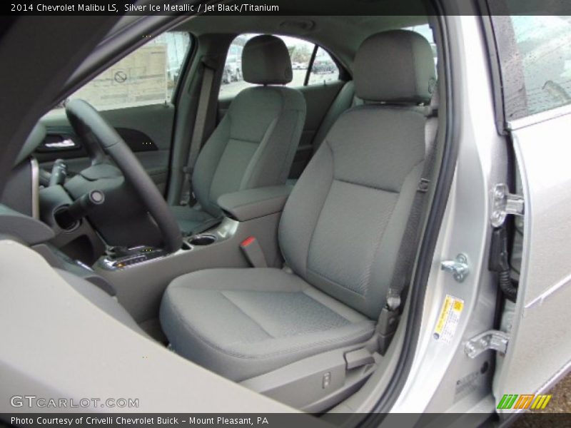 Silver Ice Metallic / Jet Black/Titanium 2014 Chevrolet Malibu LS