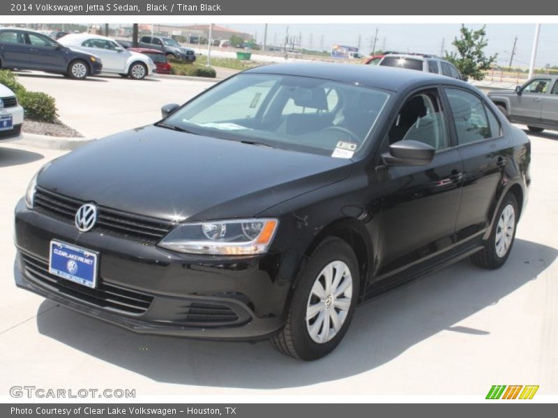 Black / Titan Black 2014 Volkswagen Jetta S Sedan