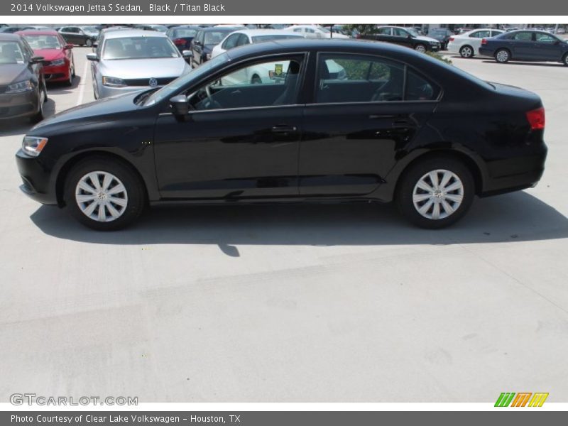 Black / Titan Black 2014 Volkswagen Jetta S Sedan