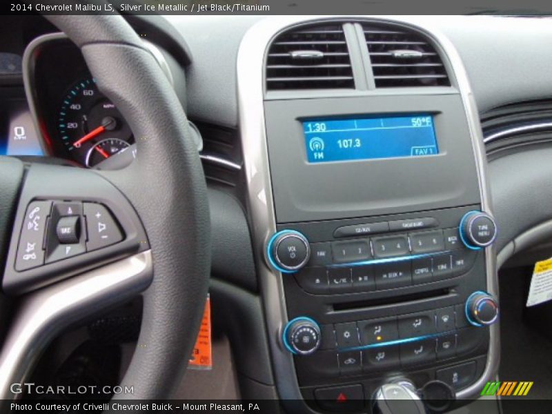 Silver Ice Metallic / Jet Black/Titanium 2014 Chevrolet Malibu LS