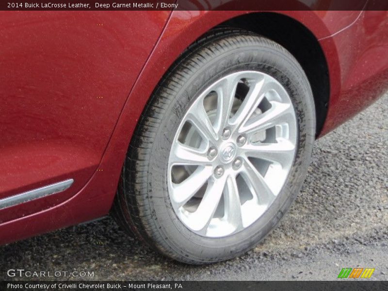 Deep Garnet Metallic / Ebony 2014 Buick LaCrosse Leather
