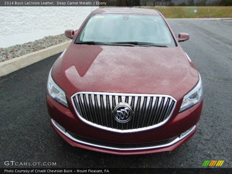 Deep Garnet Metallic / Ebony 2014 Buick LaCrosse Leather