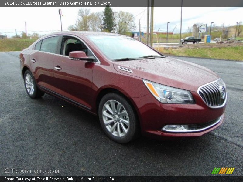 Deep Garnet Metallic / Ebony 2014 Buick LaCrosse Leather
