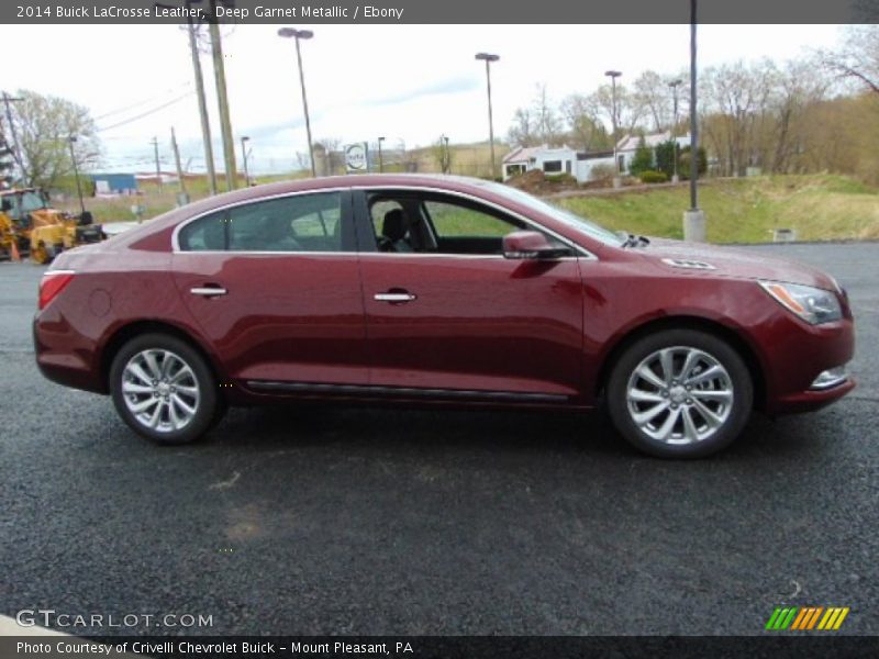 Deep Garnet Metallic / Ebony 2014 Buick LaCrosse Leather