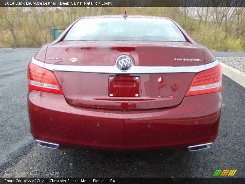 Deep Garnet Metallic / Ebony 2014 Buick LaCrosse Leather