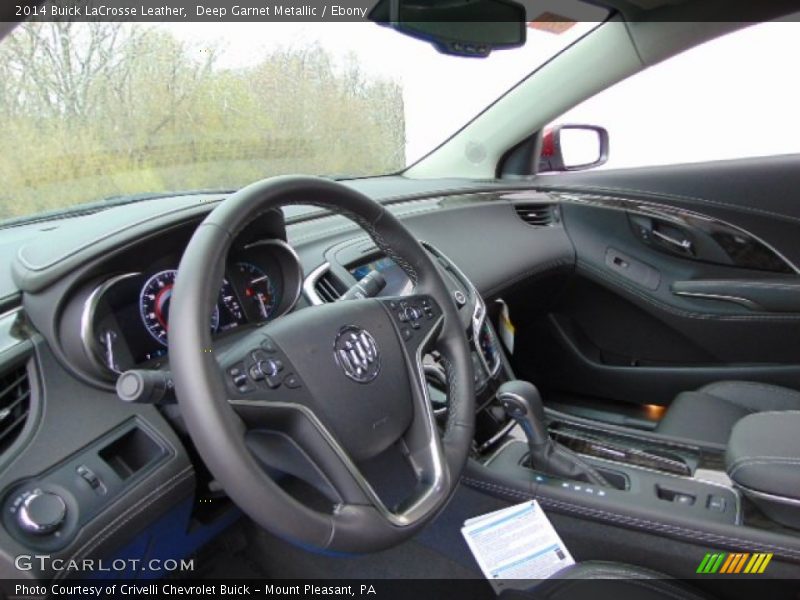 Deep Garnet Metallic / Ebony 2014 Buick LaCrosse Leather
