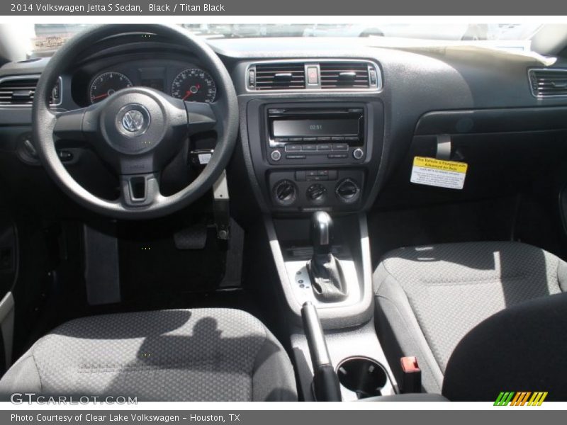 Black / Titan Black 2014 Volkswagen Jetta S Sedan