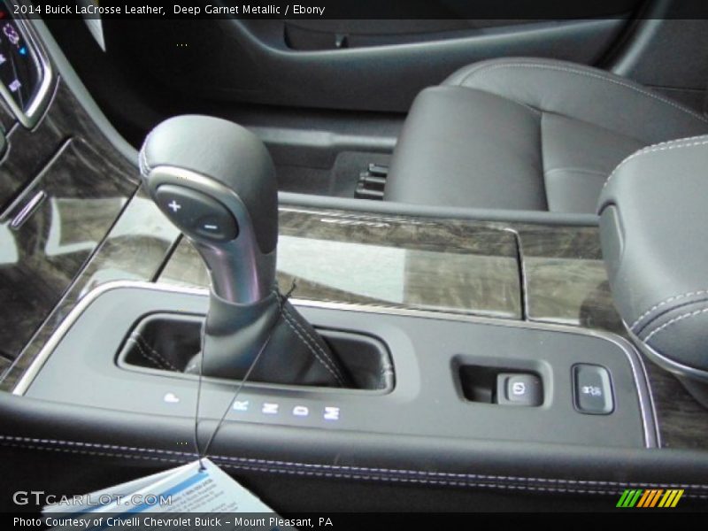 Deep Garnet Metallic / Ebony 2014 Buick LaCrosse Leather