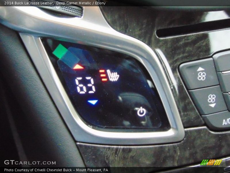 Deep Garnet Metallic / Ebony 2014 Buick LaCrosse Leather